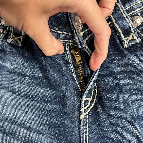 Women’s Rock Revival Elaina Boot Cut Stretch Jeans Size 27 E8254823L - Picture 9 of 16